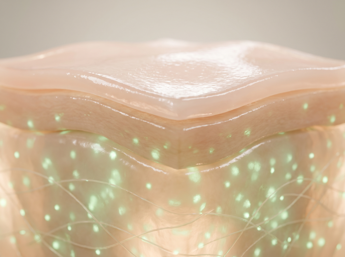 Smooth skin after the hair is wiped away